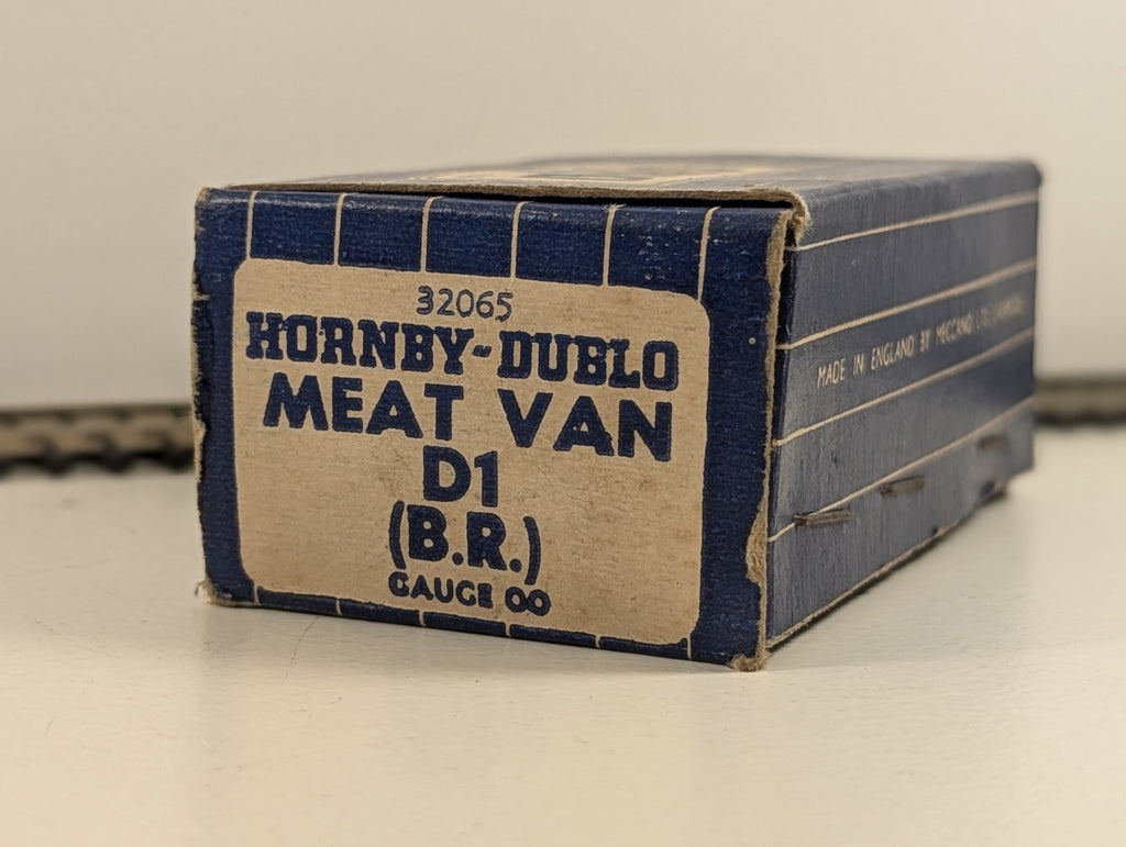 Hornby Dublo 32065 OO Gauge White BR D1 Meat Van - Boxed
