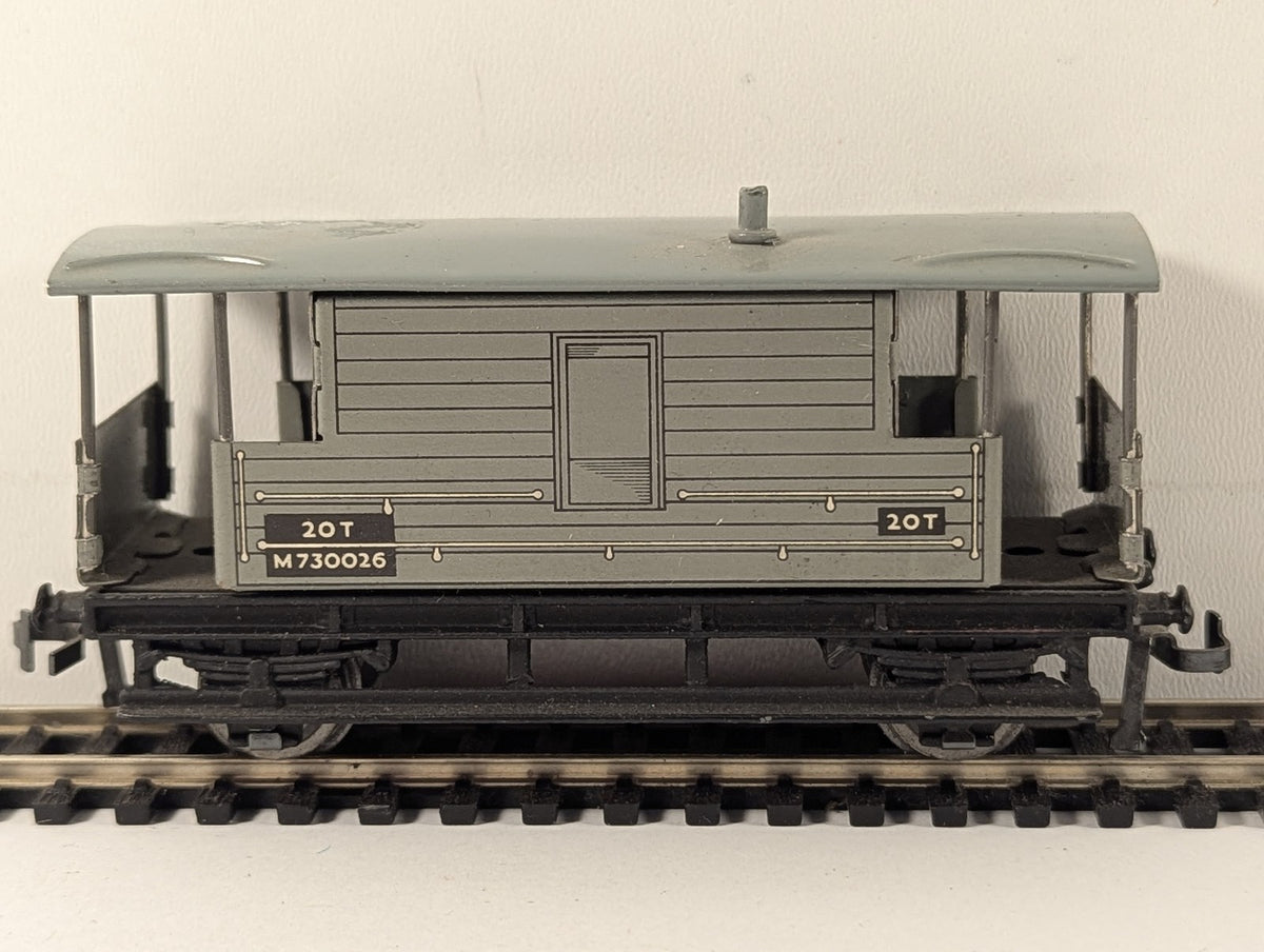 Hornby Dublo OO Gauge BR MR-Type 20-Ton Goods Brake Van M730026 BR Grey 4311