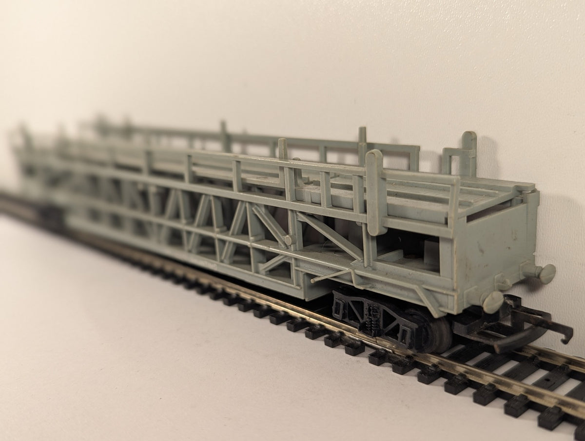Tri-ang OO Gauge Double Deck Car Transporter Goods Wagon Grey R342