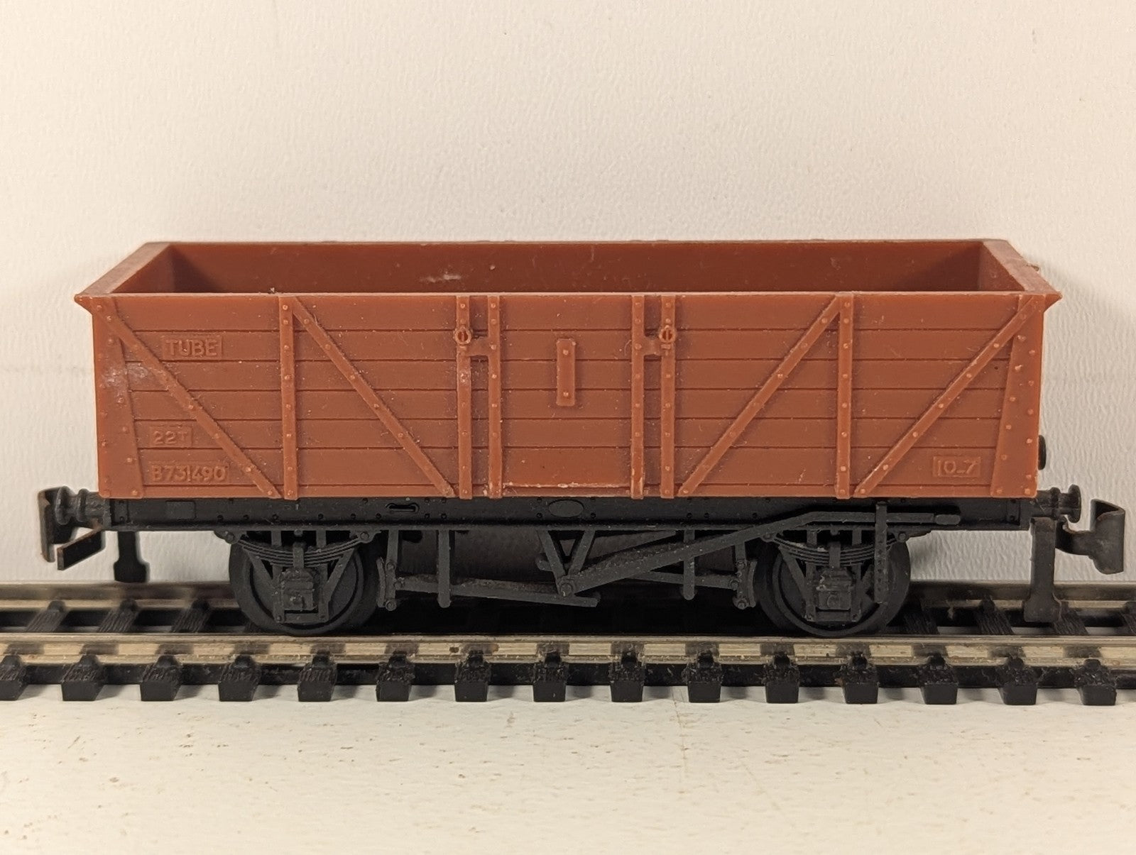 Jouef HO Scale BR 22T Tube Wagon Goods Wagon B731490 BR Bauxite P641