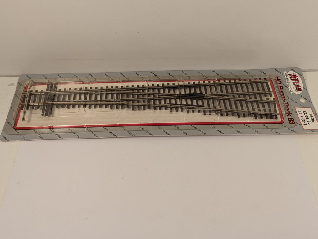 Atlas HO Gauge HO Super-Track 83 No. 6 Right Hand Point 506