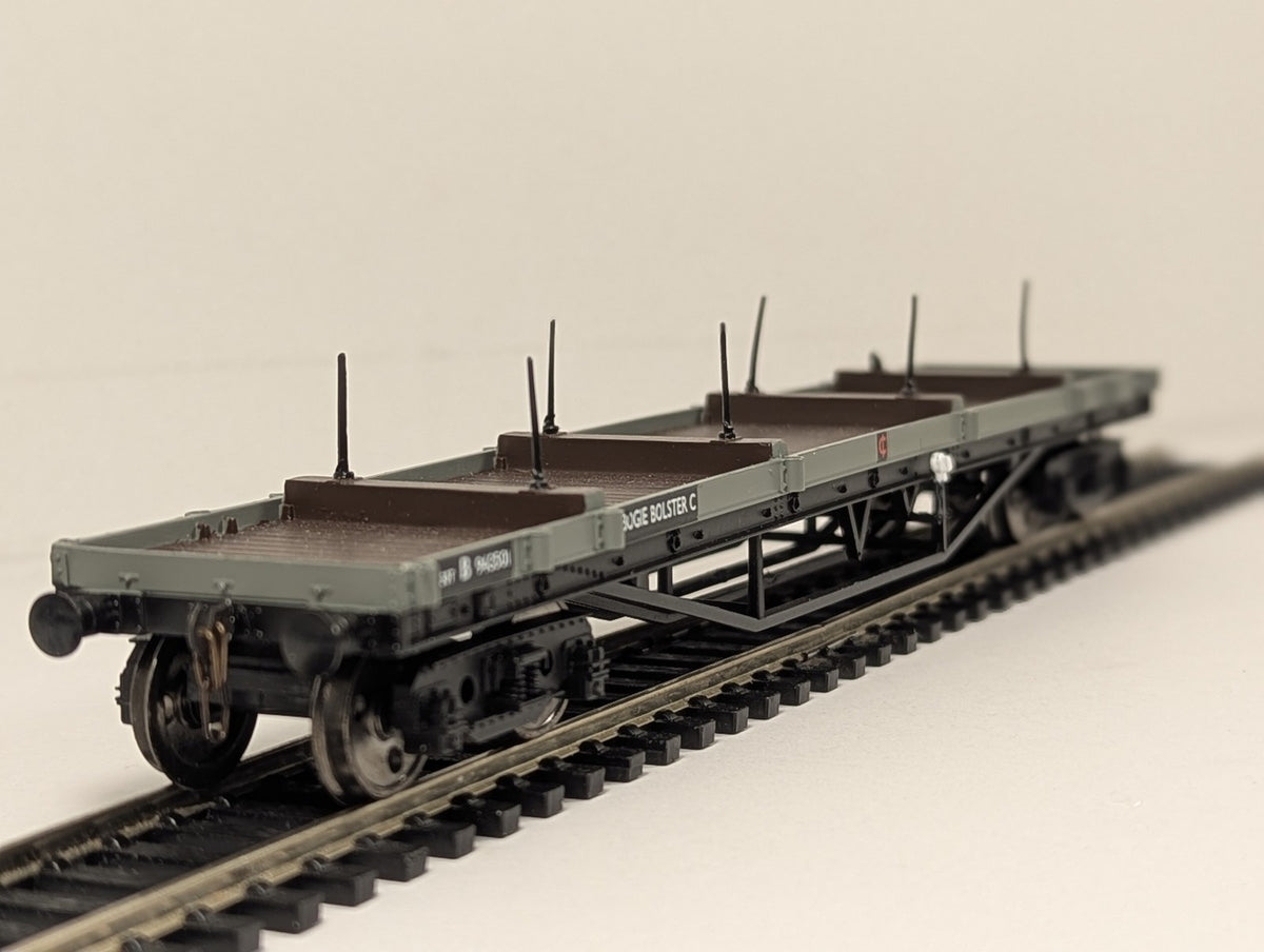 Bachmann OO Gauge 30T Bogie Bolster C Wagon Bogie Bolster Wagon B 943501 BR Grey