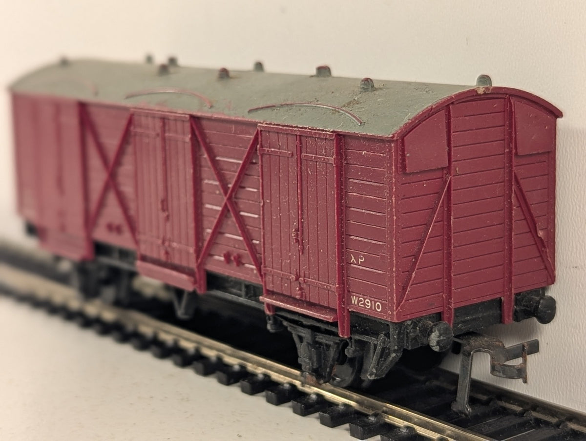 Hornby Dublo OO Gauge BR Fruit D Van Goods Wagon W2910 BR Maroon 4315