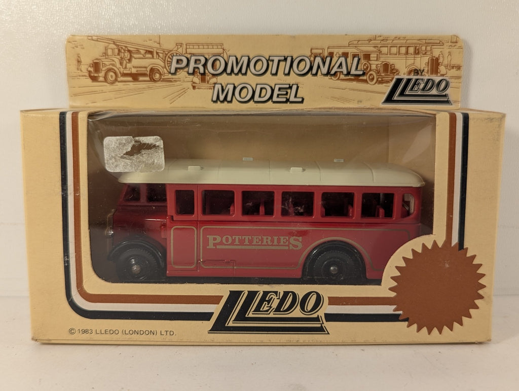 Lledo Single Deck Bus Die-cast Bus Potteries