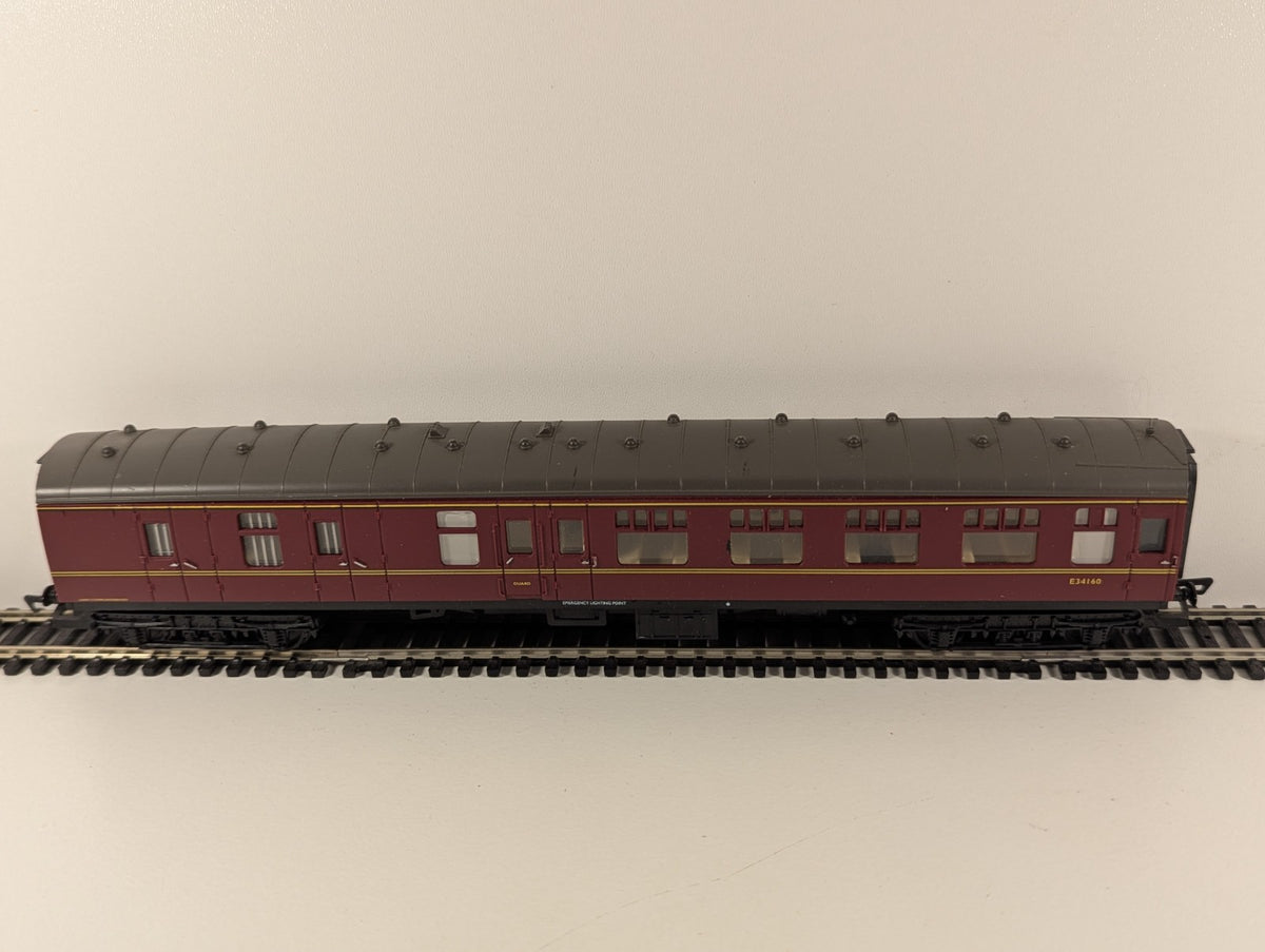 Hornby R1007 BSK Mk1 Corridor Brake 2nd E34160 BR Maroon