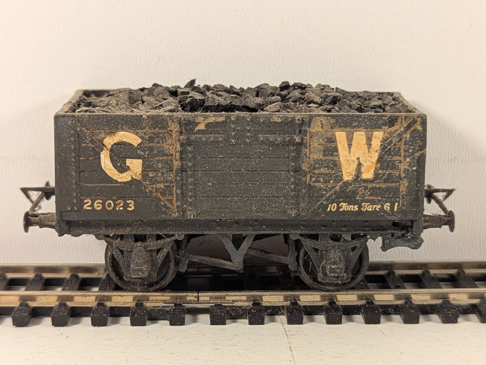 Kitbuilt OO Gauge GWR 5-Plank Wagon Open Wagon 26023 GWR Grey