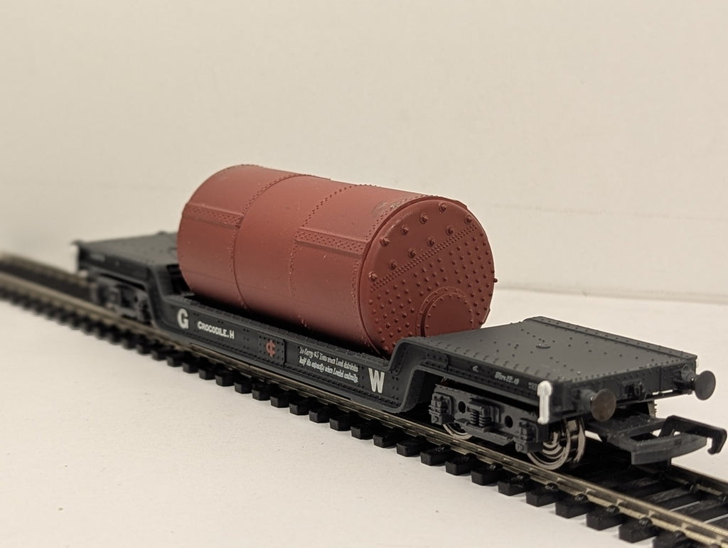 Mainline OO Gauge 45 Ton Bogie Well Wagon 'Crocodile H' Goods Wagon 41973