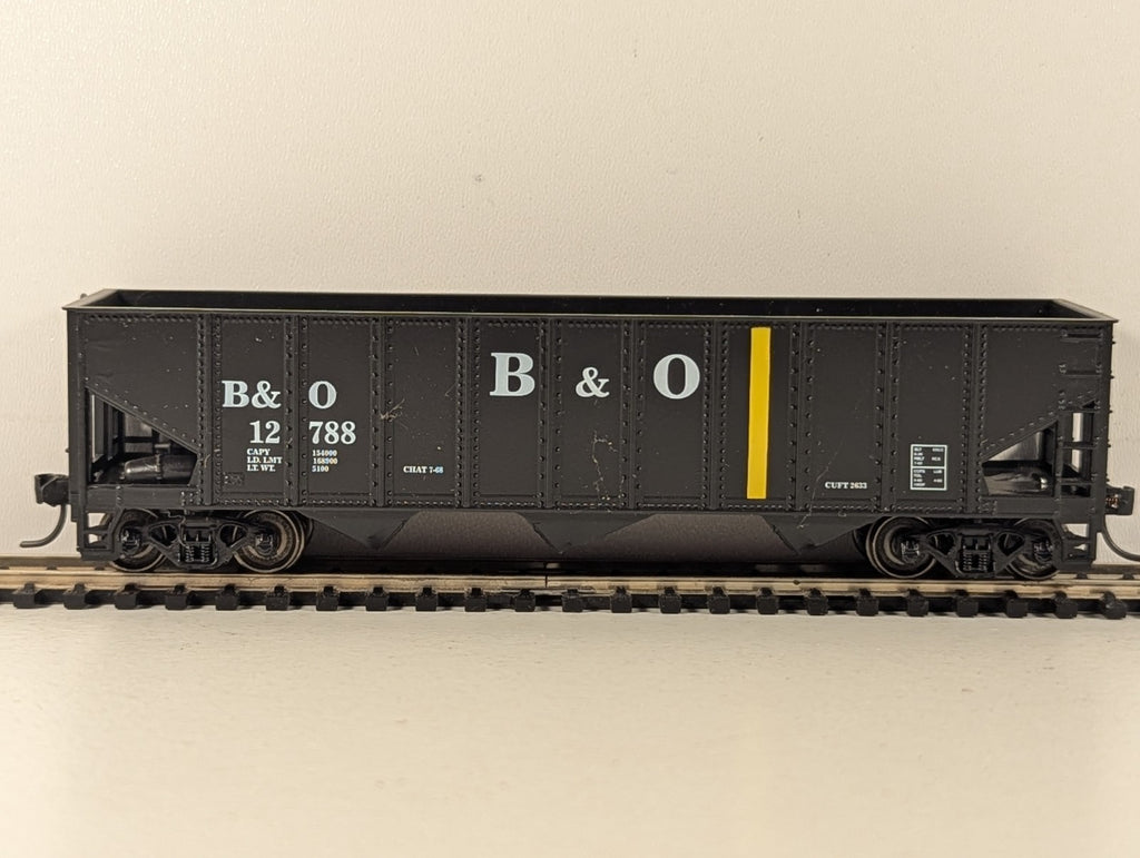 Athearn HO Gauge 3-Bay Offset Side Hopper Wagon 12788 Baltimore & Ohio