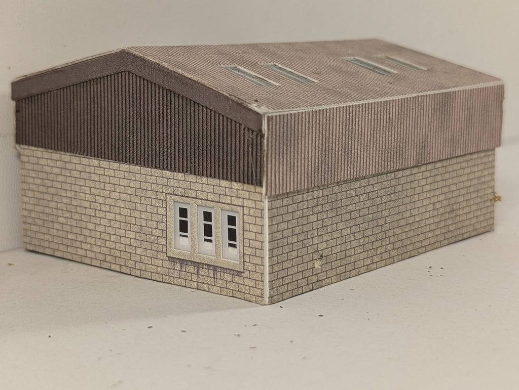 Metcalfe N Gauge Modern Industrial Unit Building PO284