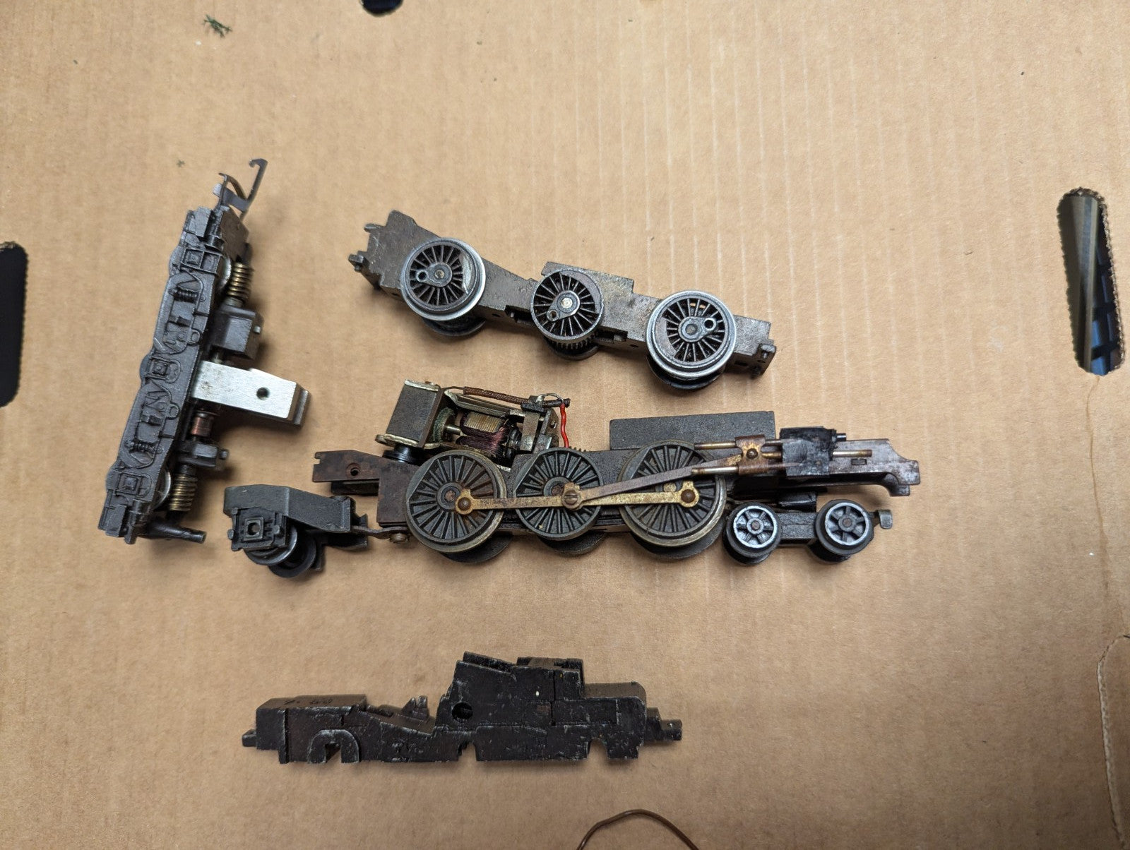 Job Lot of OO Gauge Model Railway Chassis