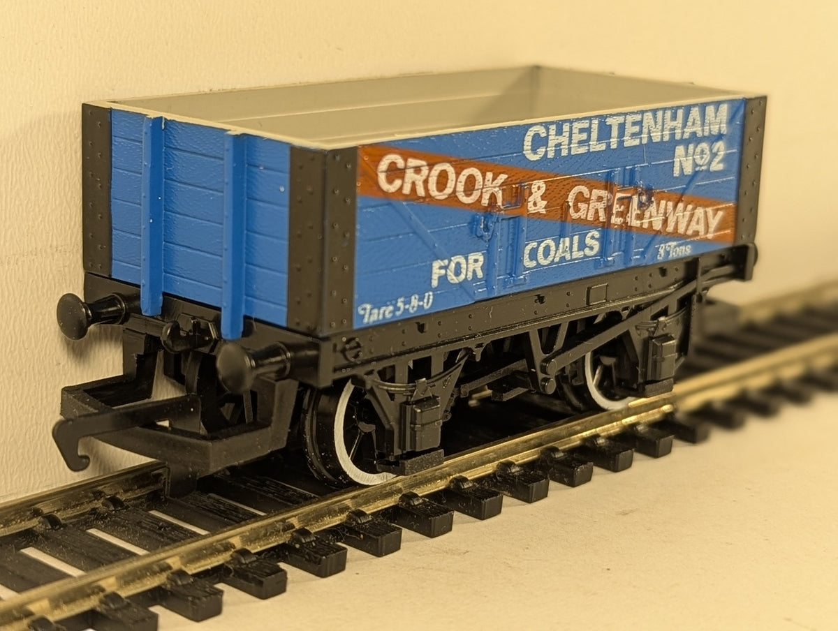 Hornby OO Gauge Crook & Greenway Cheltenham No. 2 Coal Wagon Goods Wagon
