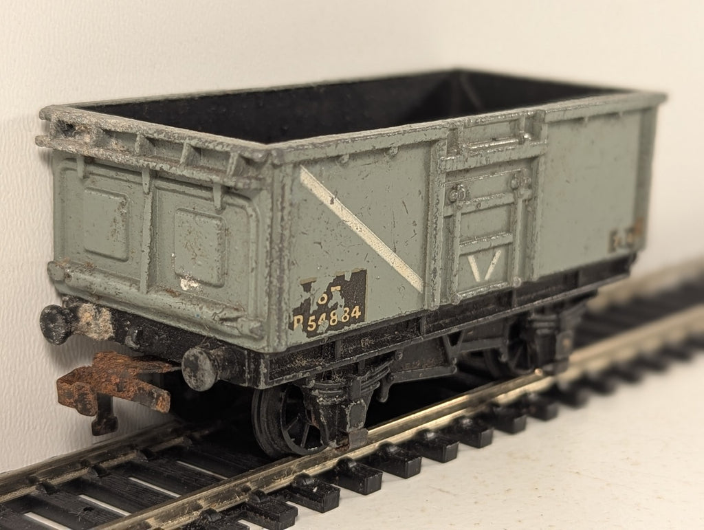 Hornby Dublo OO Gauge 16-Ton Mineral Wagon Goods Wagon B54884 BR Grey D1