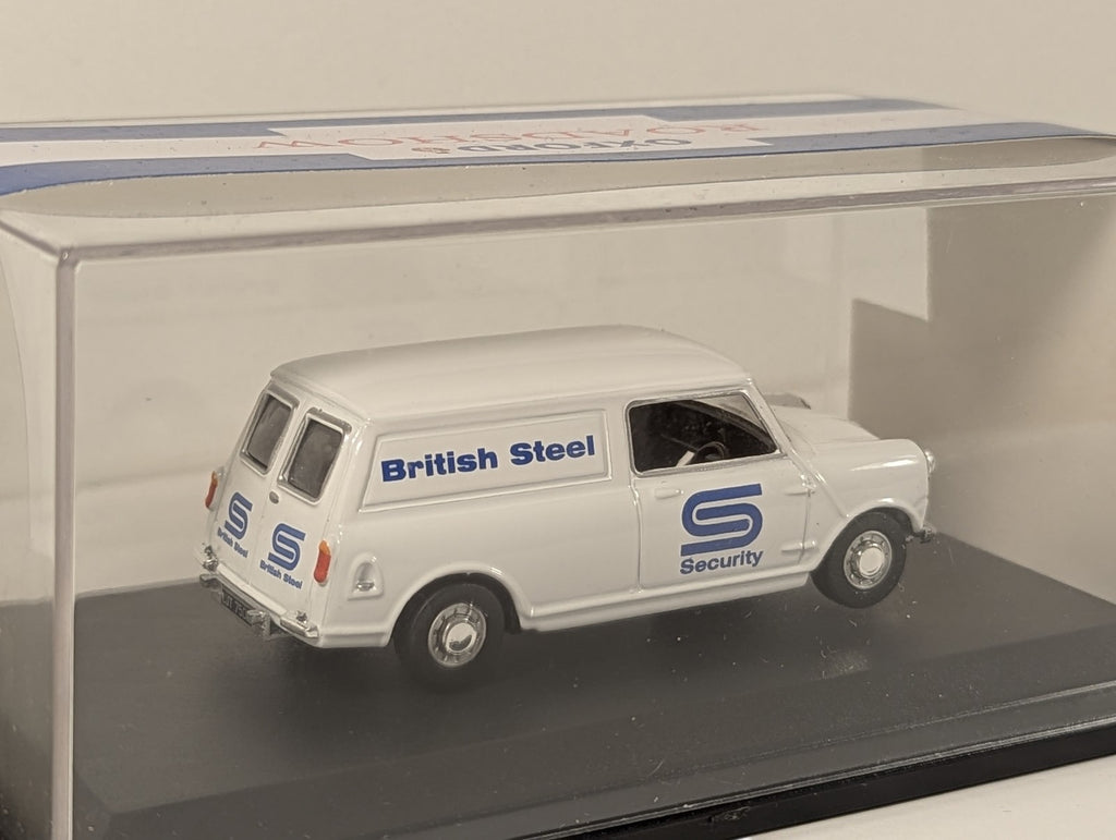 Oxford Diecast 1:43 Scale Austin Mini Van British Steel Security