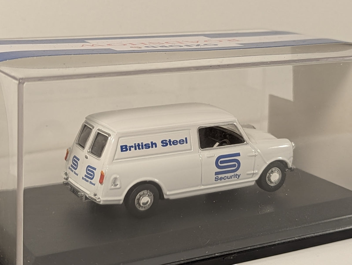 Oxford Diecast 1:43 Scale Austin Mini Van British Steel Security