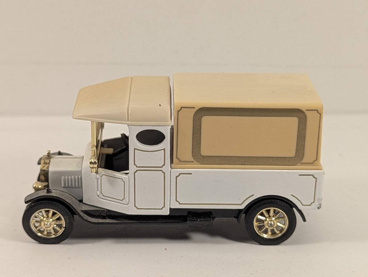 Corgi Ford Model T Van Diecast Model Van White and Cream