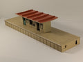 Hornby-Dublo OO Gauge D1 Island Platform Model Railway Accessory Cream & Red