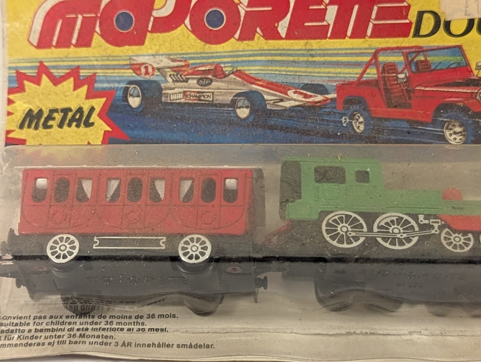 Majorette Double Series No.300 Western Train Set 1:87 Scale - Boxed