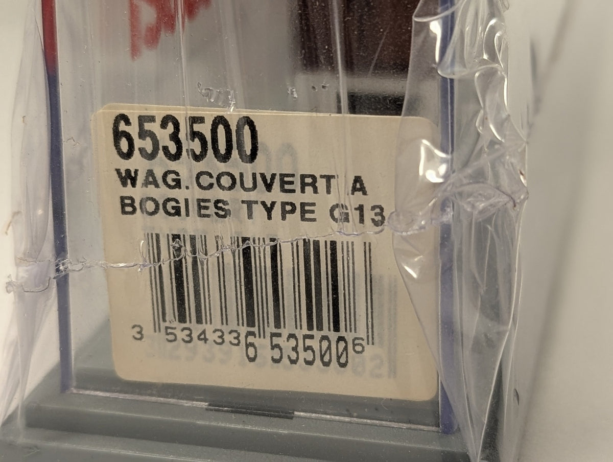 Jouef HO Gauge SNCF Type G13 Bogie Covered Wagon Goods Wagon 31 87 154 5 450-2