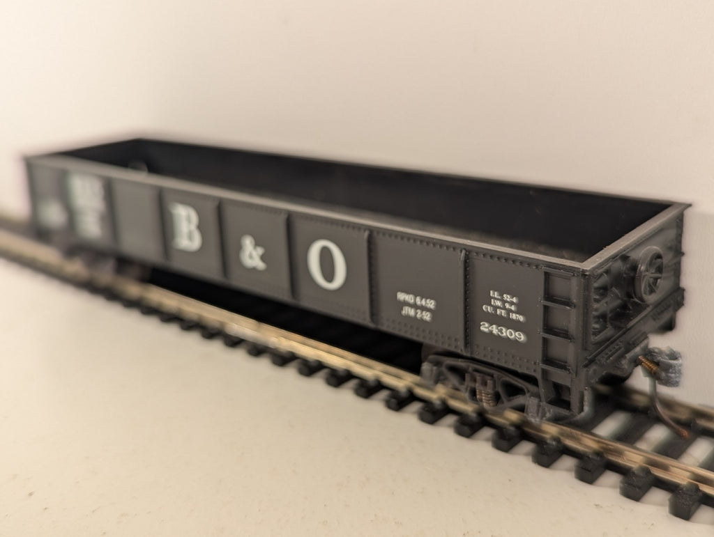 Industrial Rail HO Gauge B&O 52ft Gondola Wagon 24309 Baltimore & Ohio