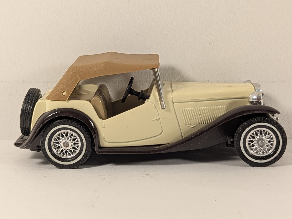 Matchbox 1945 MG TC Die-cast Model Car Cream and Brown Y-8