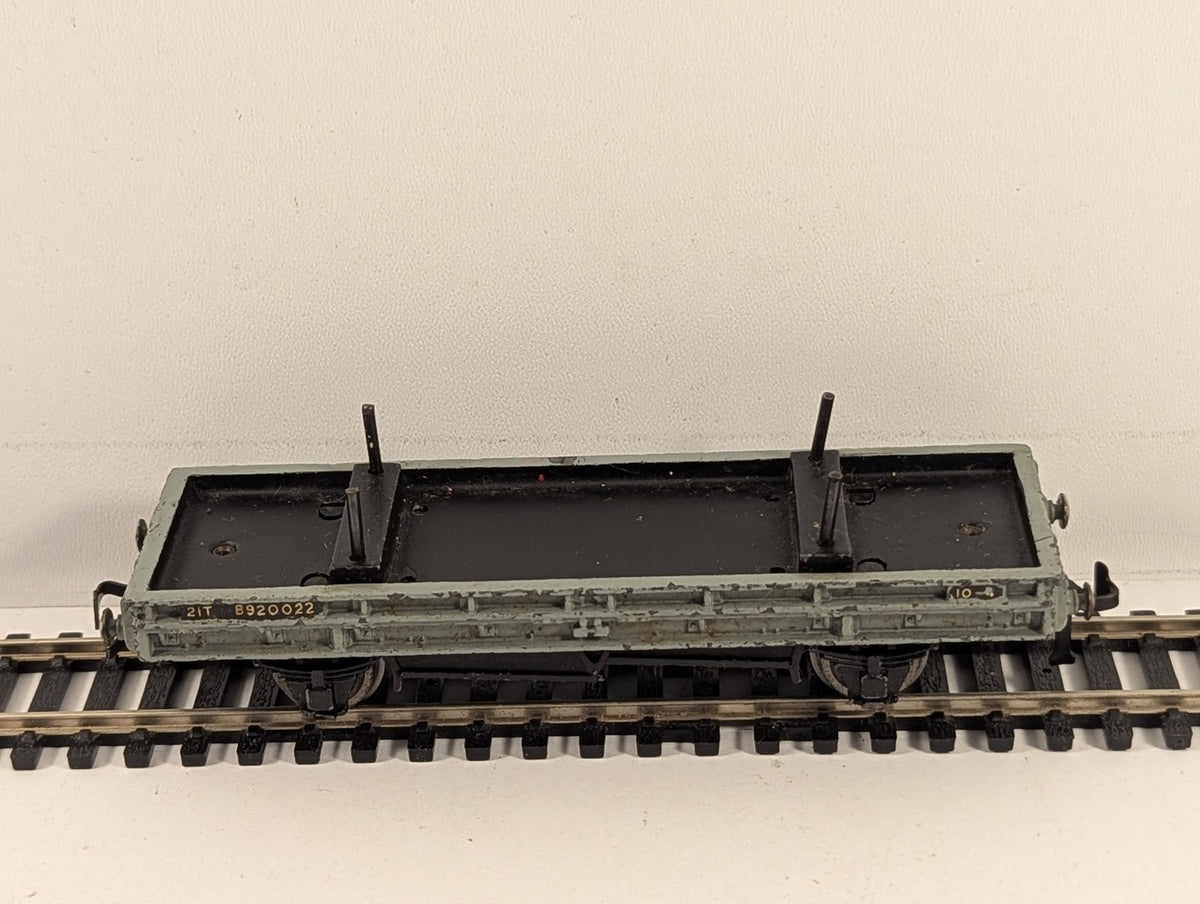 Hornby Dublo OO Gauge 10-Ton Bolster Wagon Goods Wagon B920022 BR Grey 4610