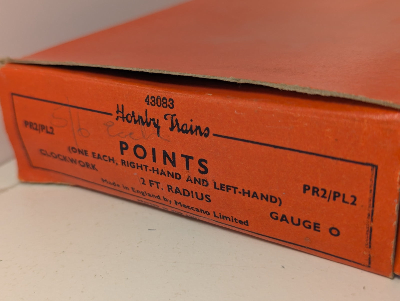 Hornby O Gauge Left Hand Point