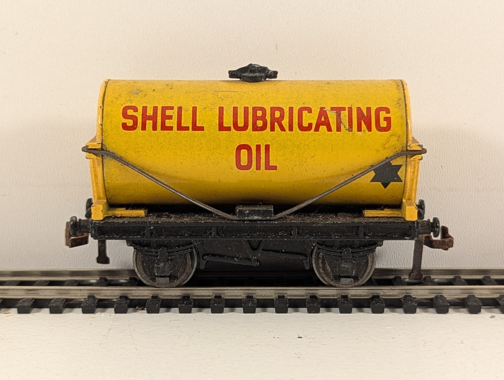 Hornby Dublo 32082 OO Gauge D1 Shell Lubricating Oil Tank Wagon - Boxed