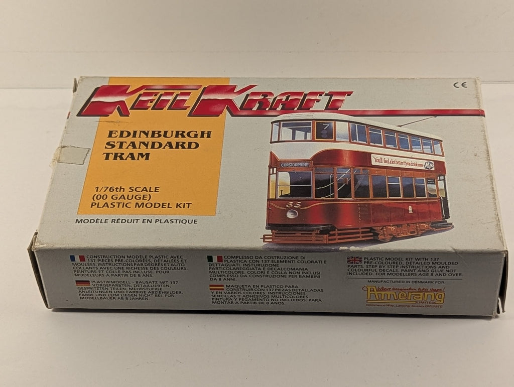 Keil Kraft 1/76 Scale (OO Gauge) Edinburgh Standard Tram Plastic Model Kit 35