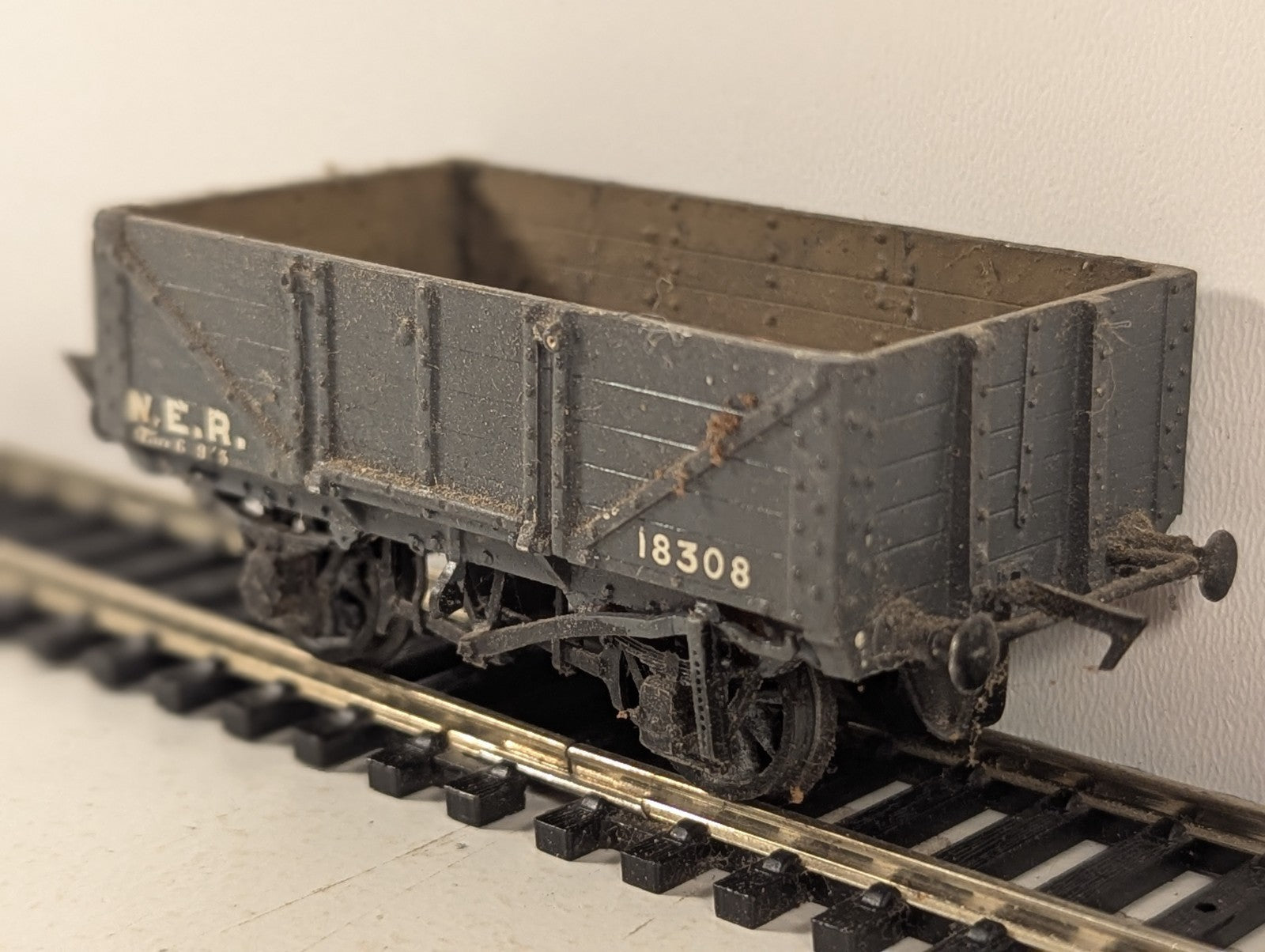 Kitbuilt OO Gauge Midland Railway 1-Plank Open Wagon Goods Wagon 55