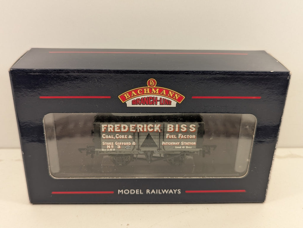 Bachmann Branchline OO Gauge 37-108 7 Plank Wagon Frederick Biss Coal