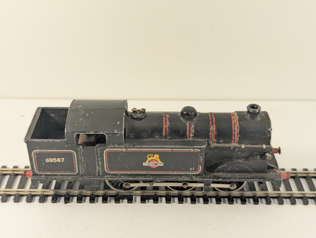 Hornby Dublo EDL7 OO Gauge BR Gloss Black N2 Class 69567 3 Rail (NON-RUNNER)
