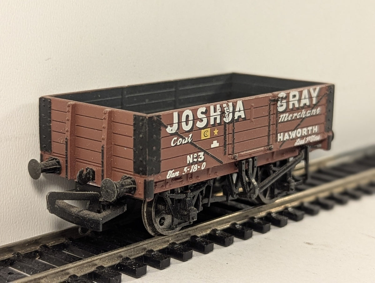 Bachmann OO Gauge RCH 7 Plank Wagon Goods Wagon No. 3 Joshua Gray 37-078