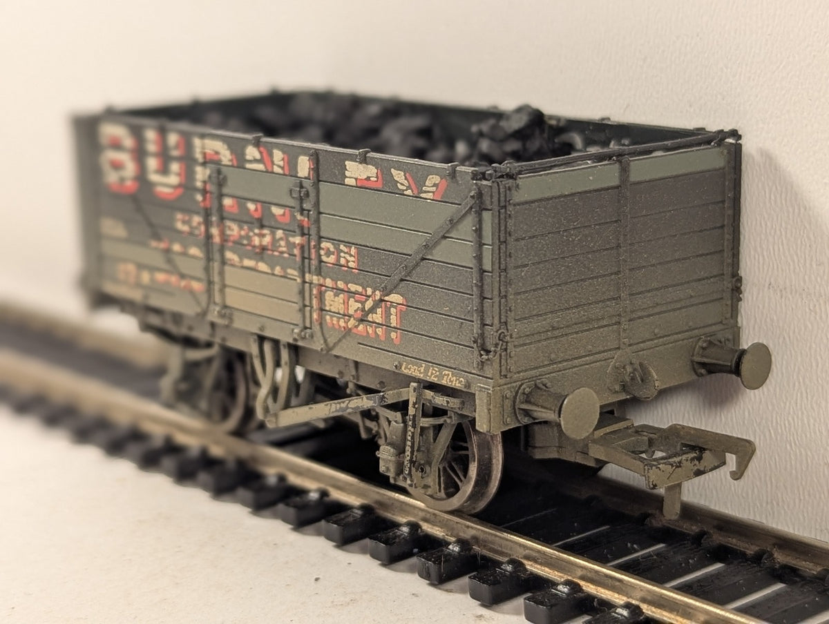 Bachmann OO Gauge 7 Plank Open Wagon Burnley Corporation Gas Department