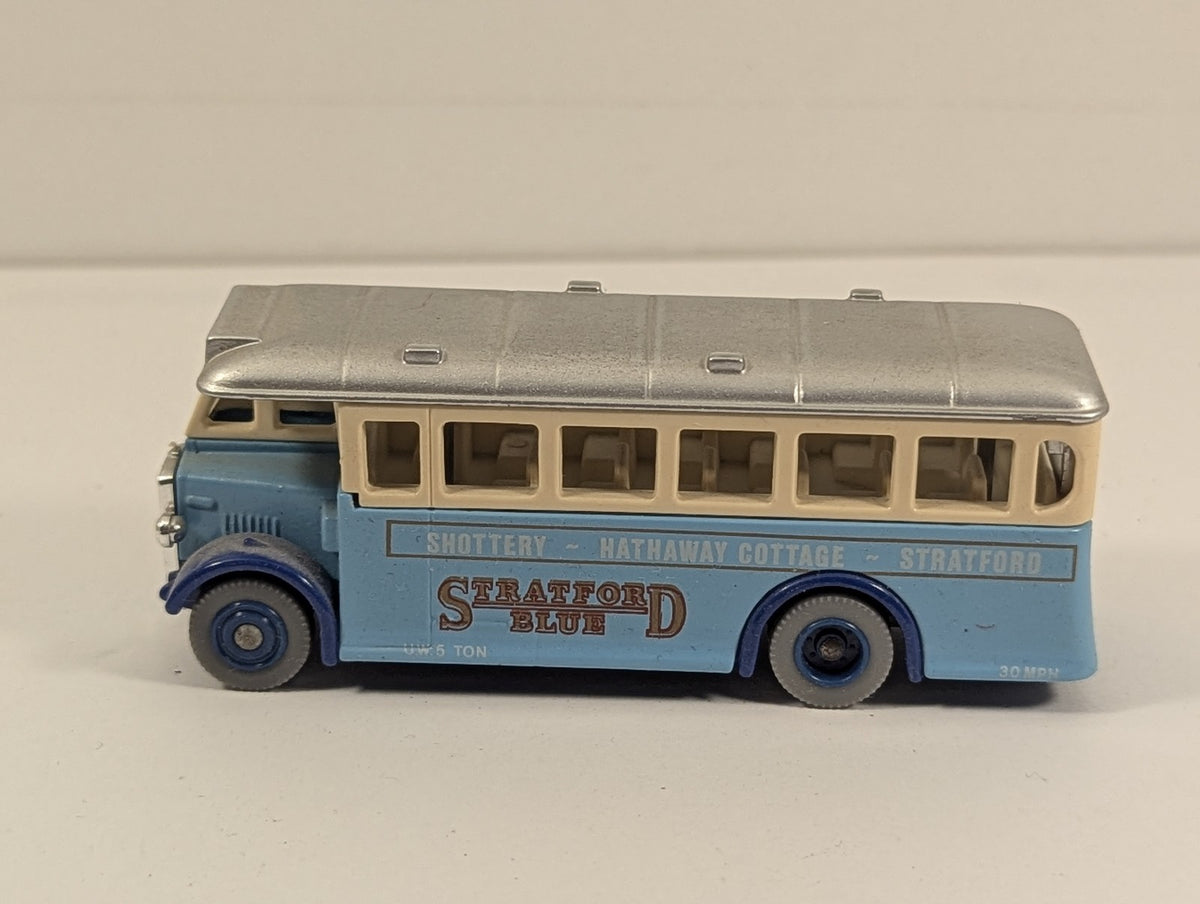 Lledo Bedford Single Deck Bus Die-cast Bus Stratford Blue DG17