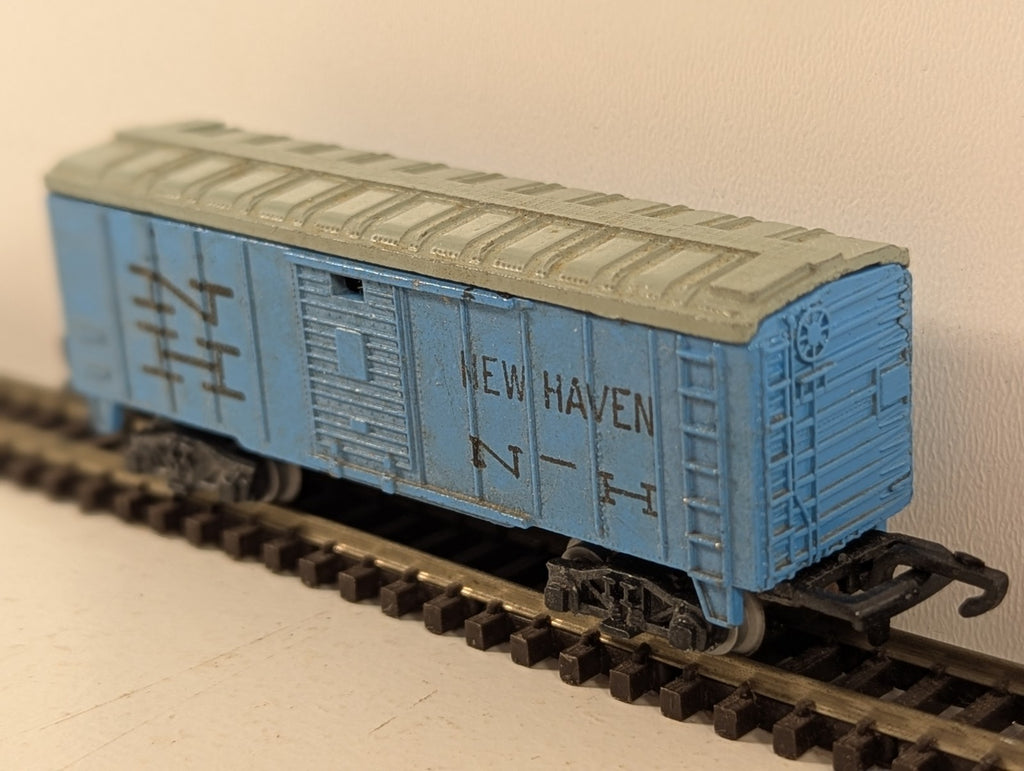Lone Star Treble-O-Lectric N Gauge New Haven Box Van Blue