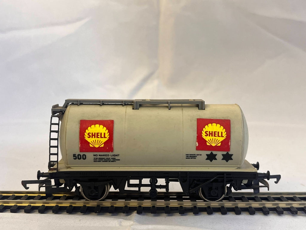 Hornby R020 OO Gauge Grey Shell Tank Wagon Boxed