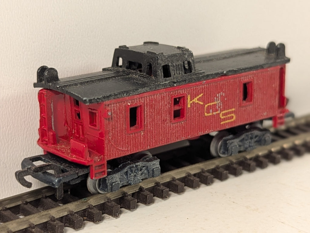 Lone Star Treble-O-Lectric N Gauge Kansas City Southern Caboose