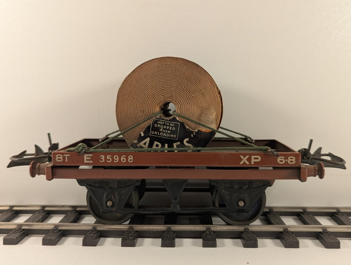 Hornby Dublo OO Gauge Low-Sided Wagon with Cable Drum Goods Wagon E 35968