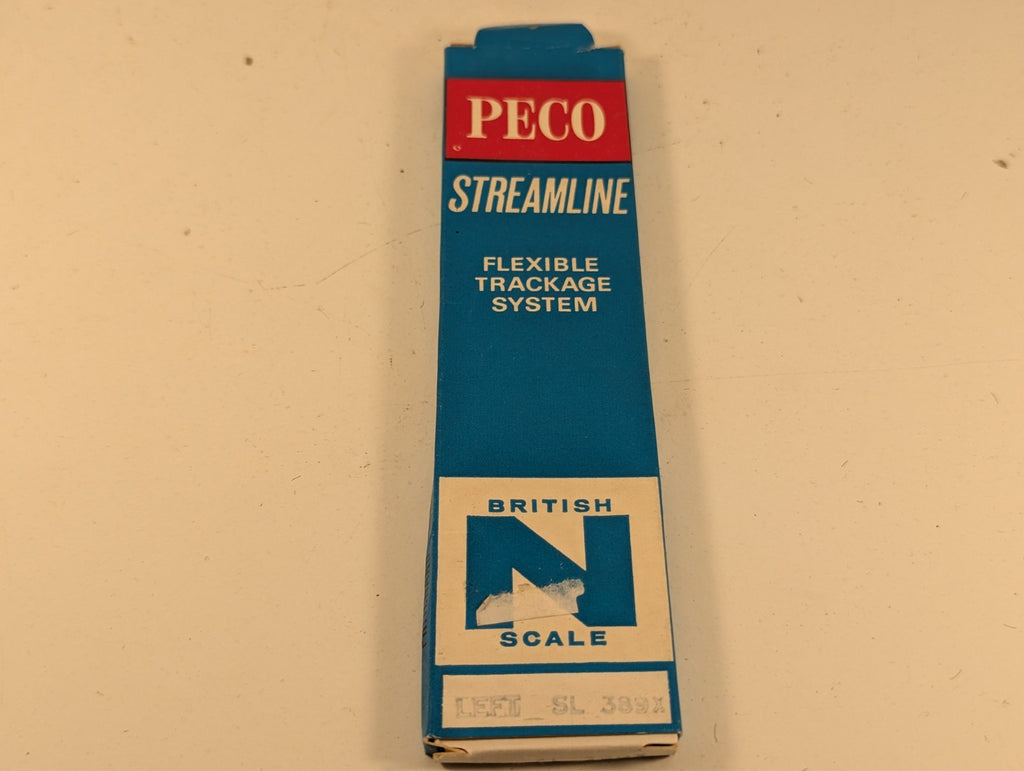 Peco SL-389X N Gauge Left-Hand Point - Boxed