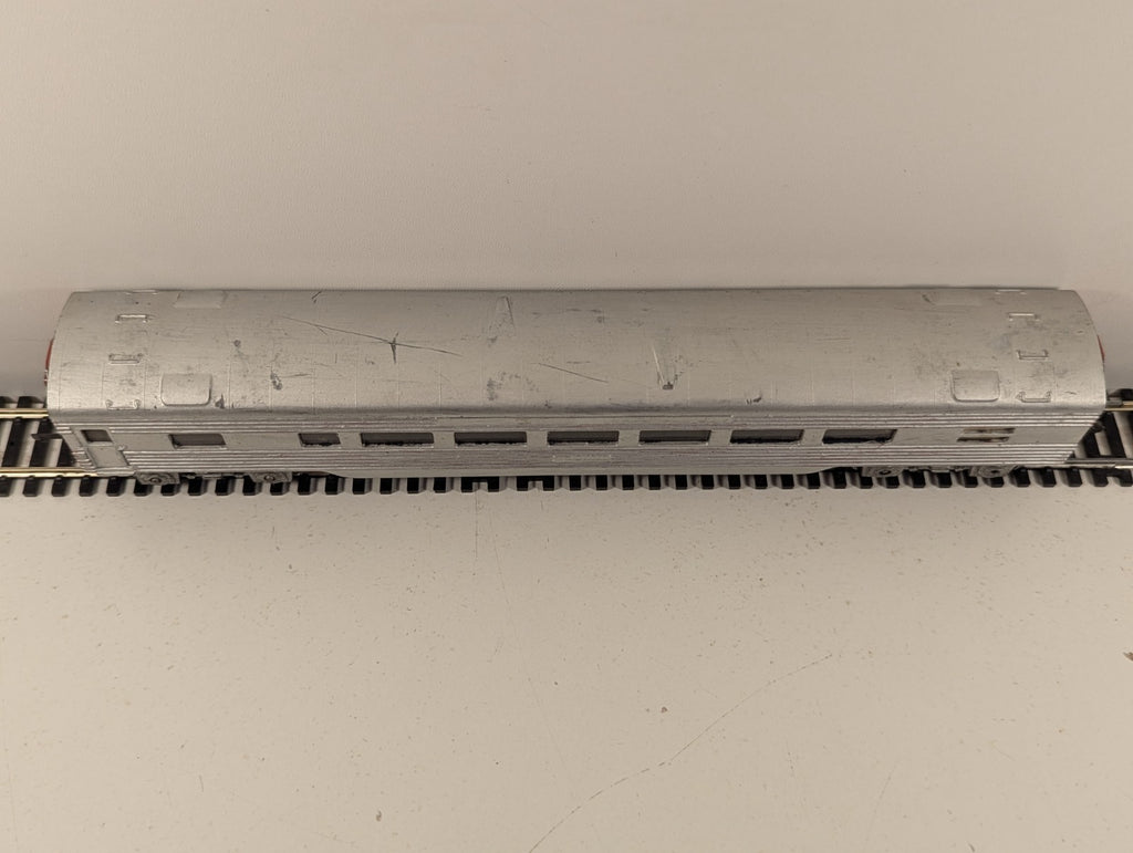 Tri-ang R24 OO Gauge Silver Transcontinental Passenger Car - repainted