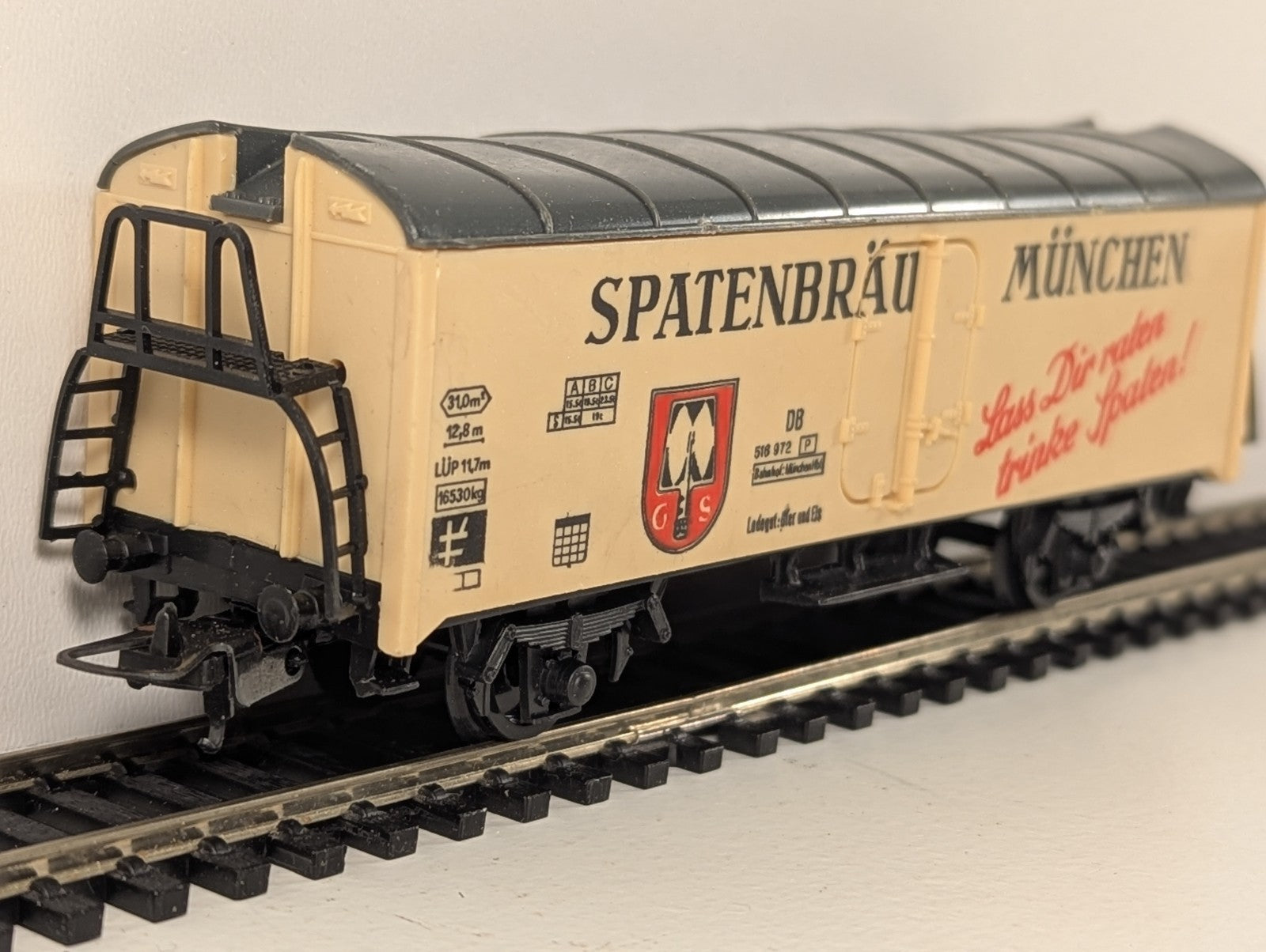 Lima 3111 HO Gauge DB Covered Wagon Spatenbräu München 516 972