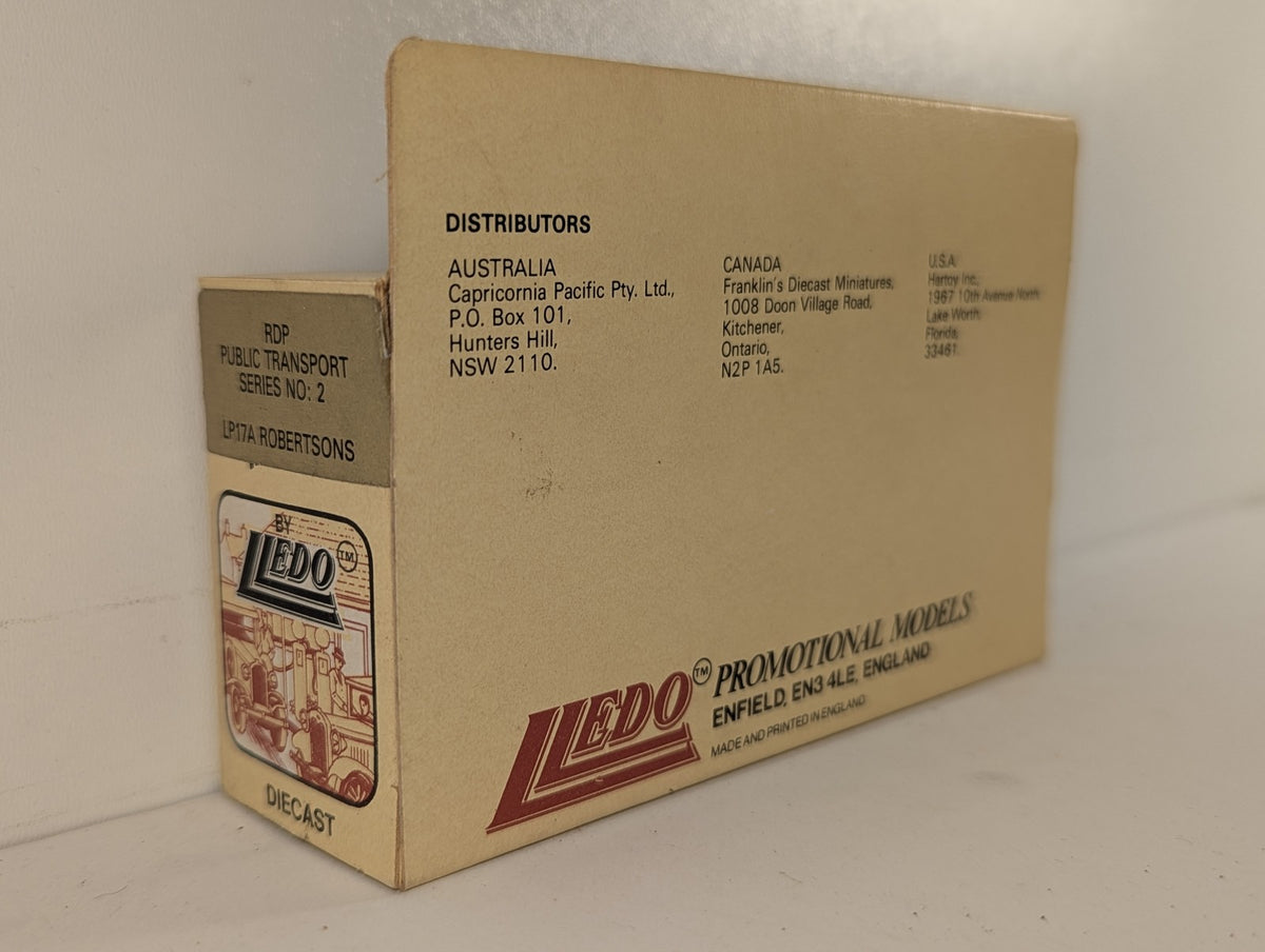 Lledo AEC Regal Single Deck Bus Die-cast Bus Robertsons - 8th Norfolk Swapmeet