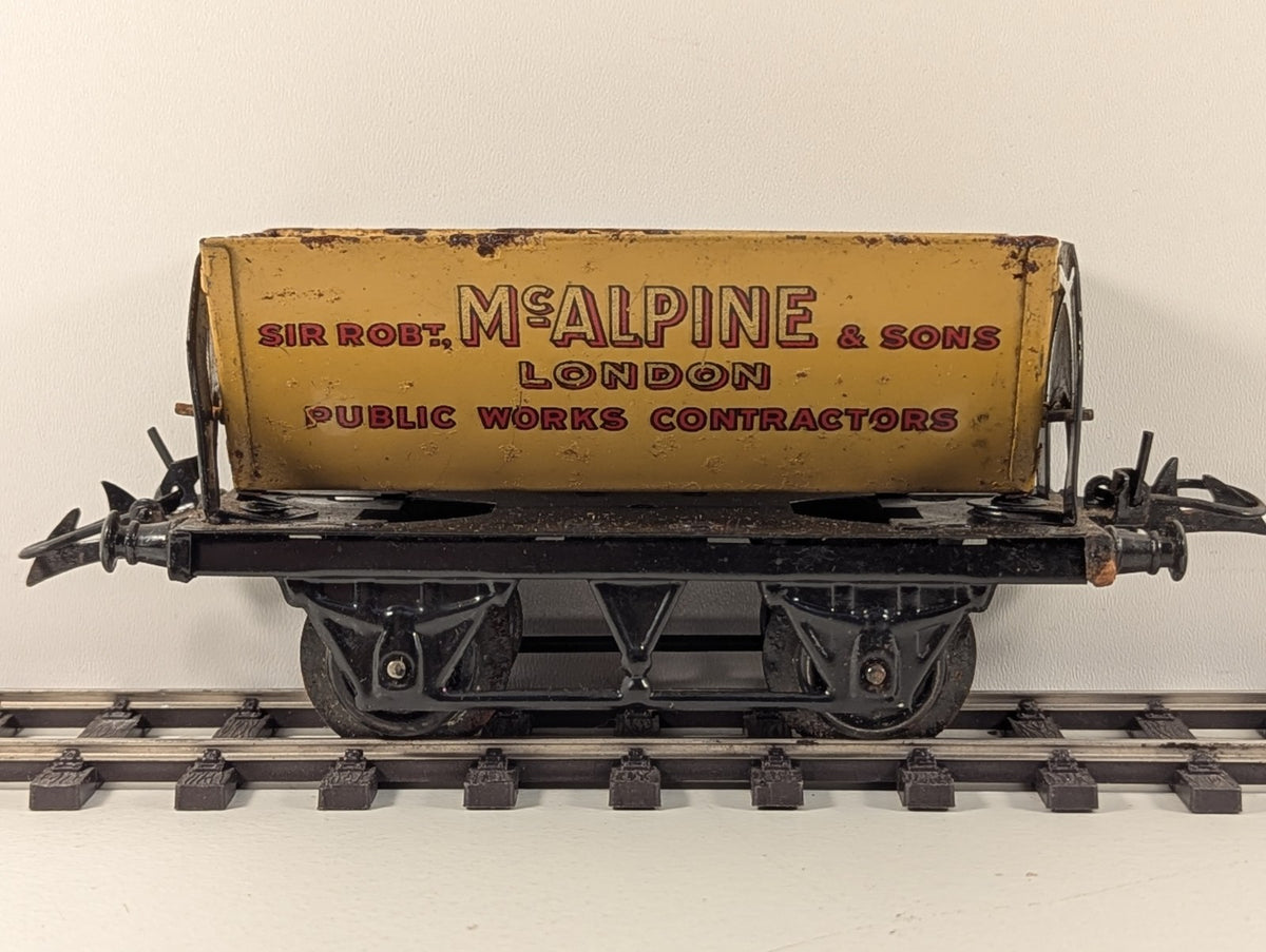 Hornby 42225 O Gauge Tinplate "McAlpine" Side Tipping Wagon