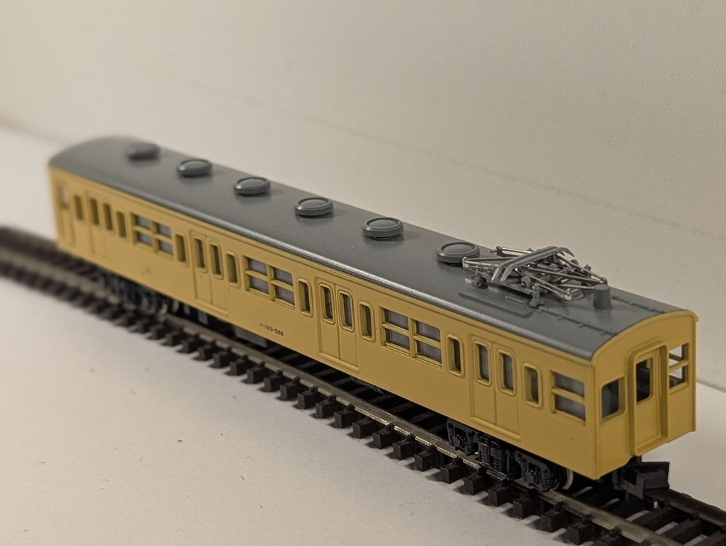 Kato N Gauge JNR Class 103 Kumoha 103 EMU Coach Kumoha 103-56 JNR Canary Yellow