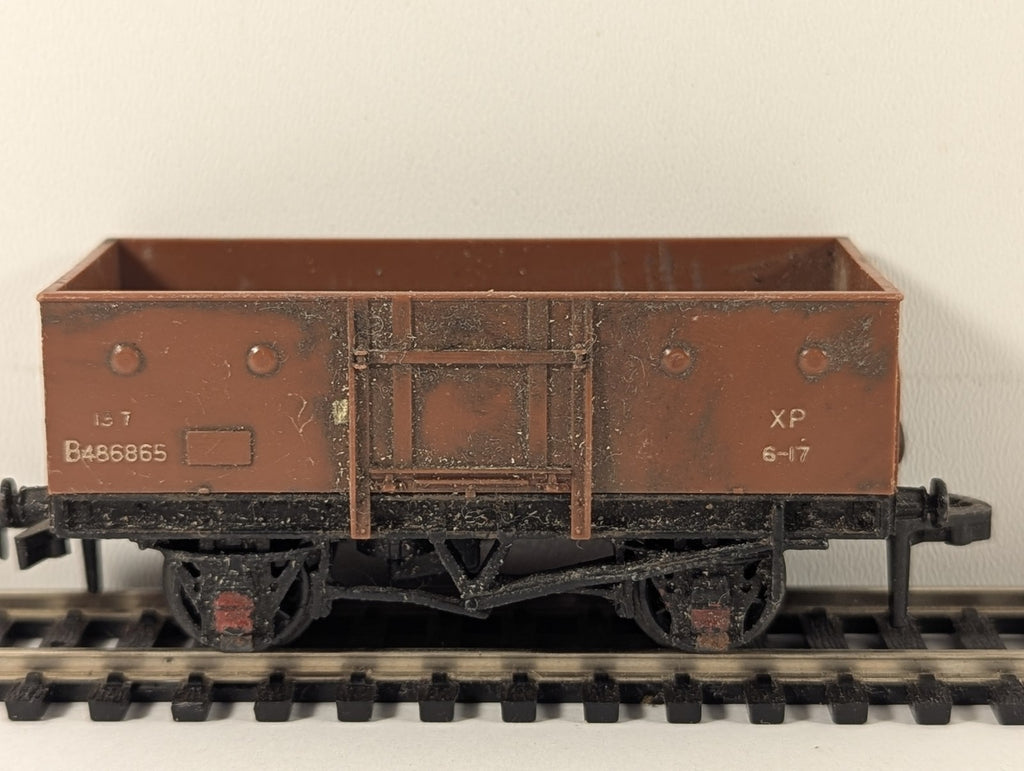 Hornby Dublo OO Gauge 13-Ton Steel Open Wagon Goods Wagon B486865 BR Bauxite