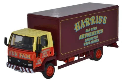 Oxford Diecast Ford Cargo Box Van Harris’s Old Tyme Amusements