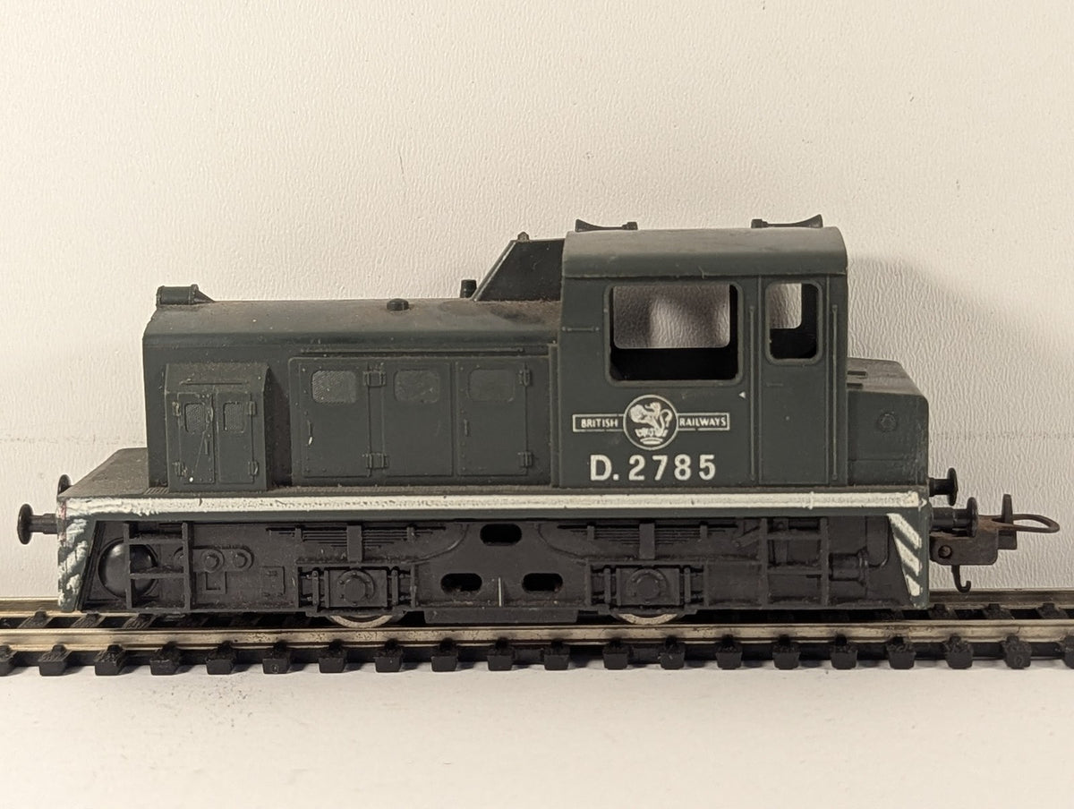 Lima OO Gauge Class 02 Diesel Shunter D2785 BR Green Spares or Repair