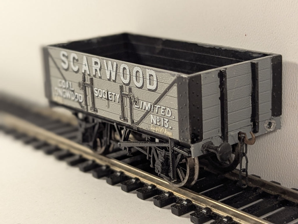 Kitbuilt OO Gauge 5-Plank Open Wagon Scarwood Coal Society 13