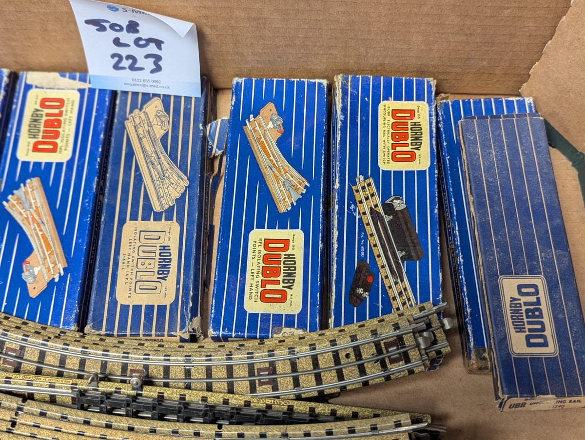 Hornby Dublo OO Gauge 3-Rail Job Lot of Model Railway Track