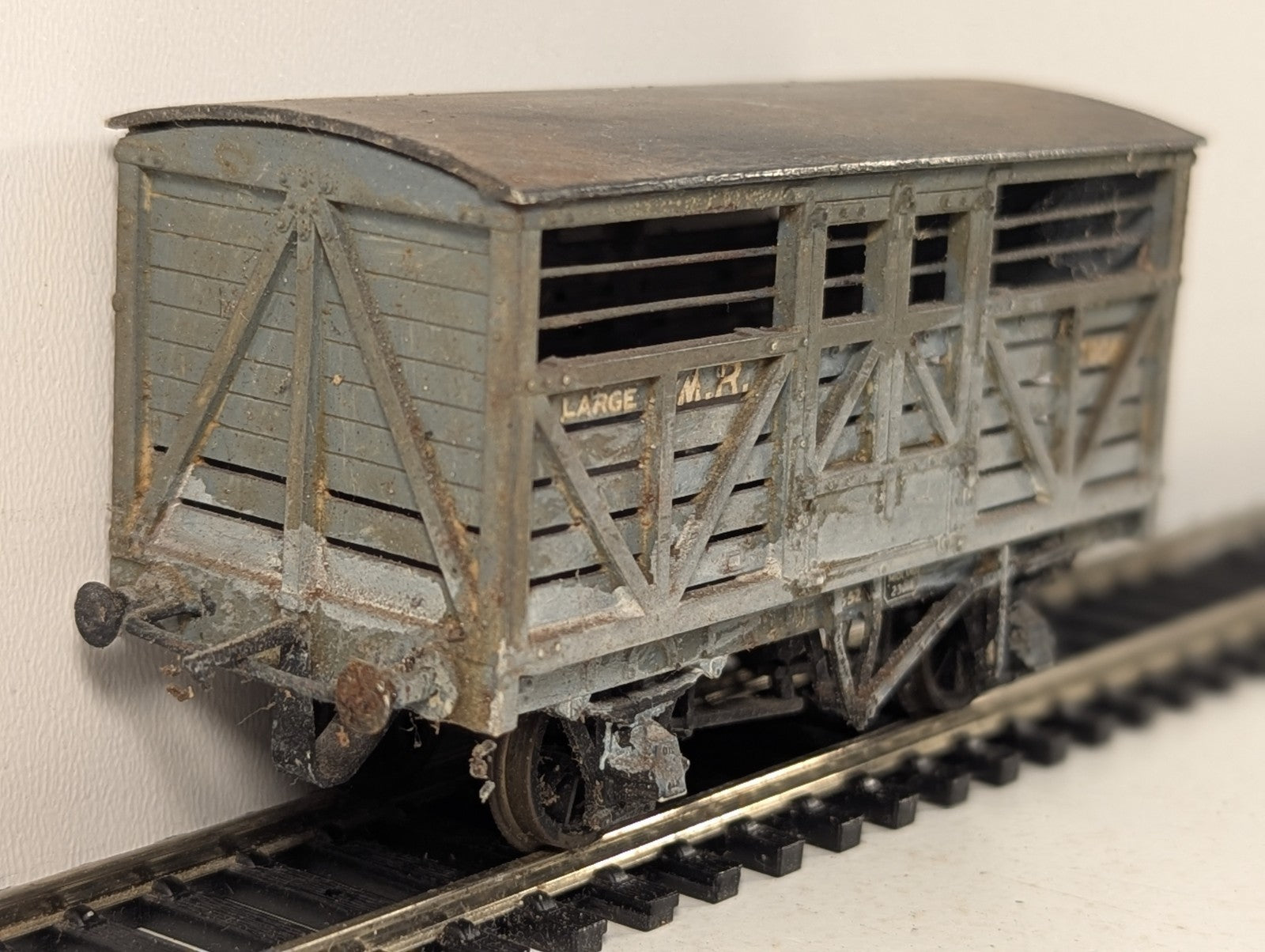 Kitbuilt OO Gauge Midland Railway MR Cattle Wagon